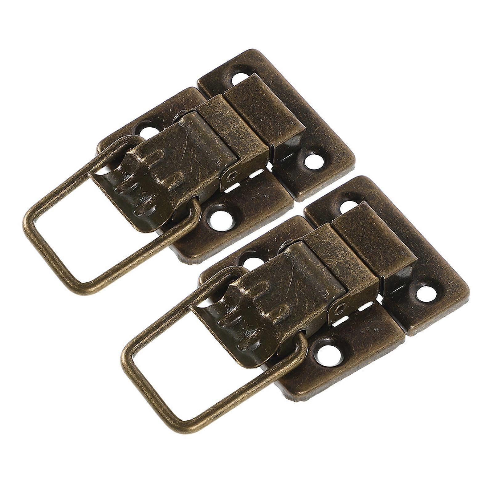Vintage Metal Toggle Latch 2 Pack – Decorative Box Closure for Makeup Cases, Jewelry Boxes & Storage Containers – Easy Install, Retro Style, Durable