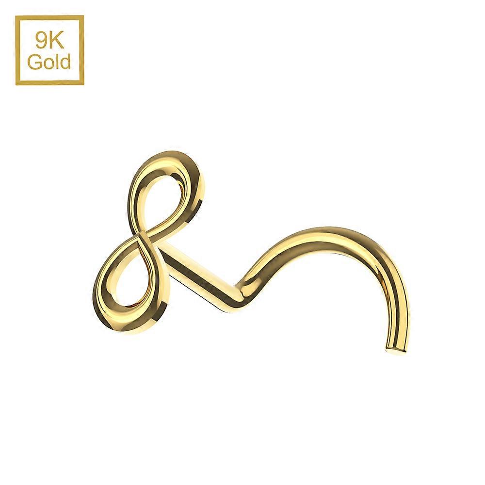 9K Gold Infinity Nose Screw
