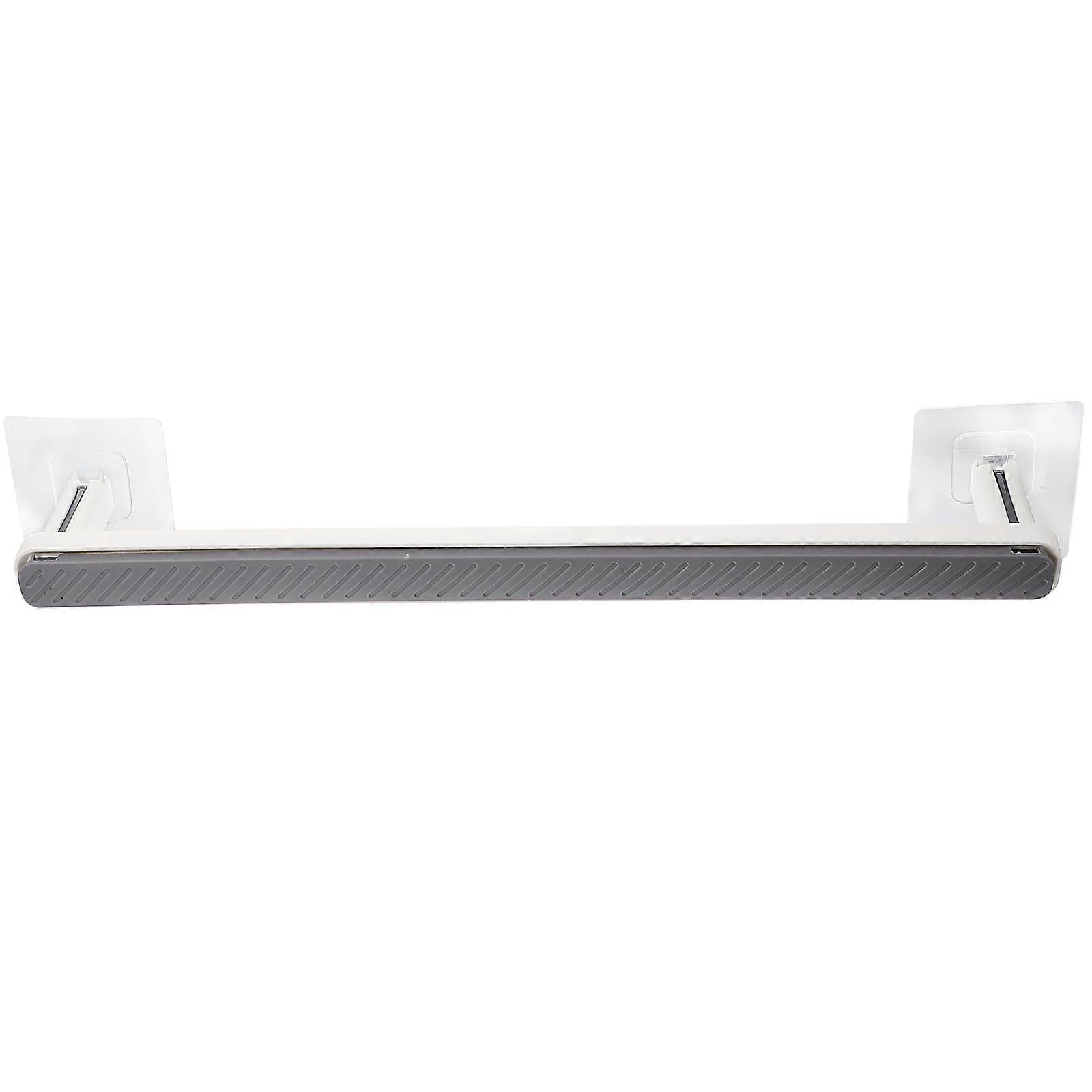Wall Mounted Shoe Rack with Telescopic Design for Space Saving Storage in Hallways and Bathrooms – Holds Shoes, Towels, and Slippers