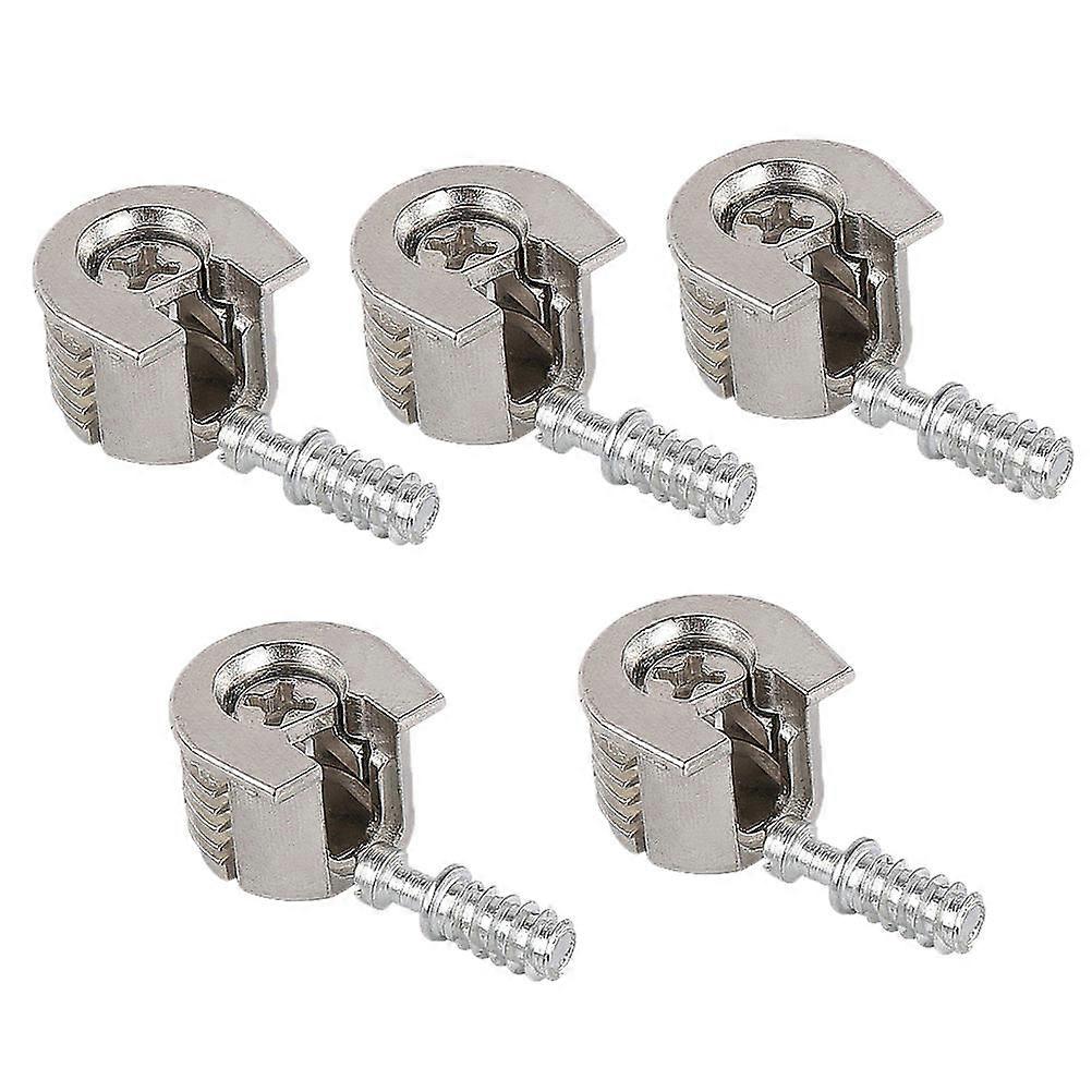 5pcs Furniture Connectors, Laminate Brackets for Stable Panel Connection, Corrosion Resistant, for Cabinets and Office Furniture