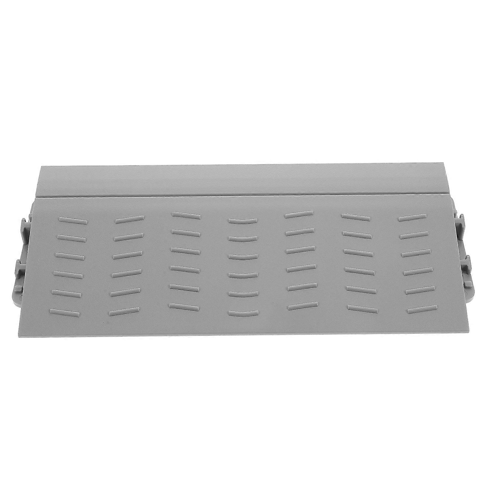 Ramps Rubber Wheelchair Ramp For Doorway Indoor Outdoor Use Grey 1Set Versatile Compatibility