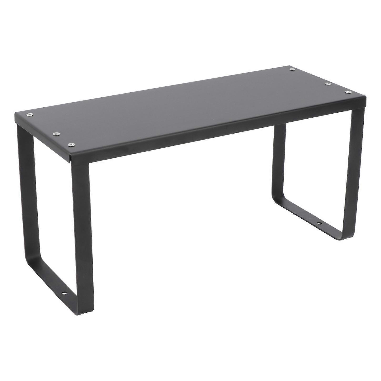 Kitchen Rack Storage Shelves For Room Storage Black Iron 1Pack