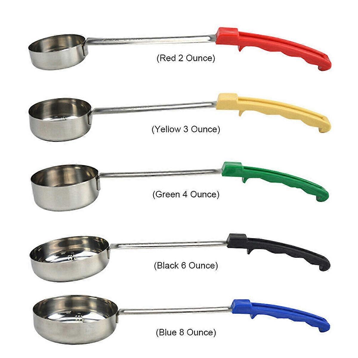 Pizza Spread Sauce Ladle Spoon with Long Rubber Handle Cooking Tools