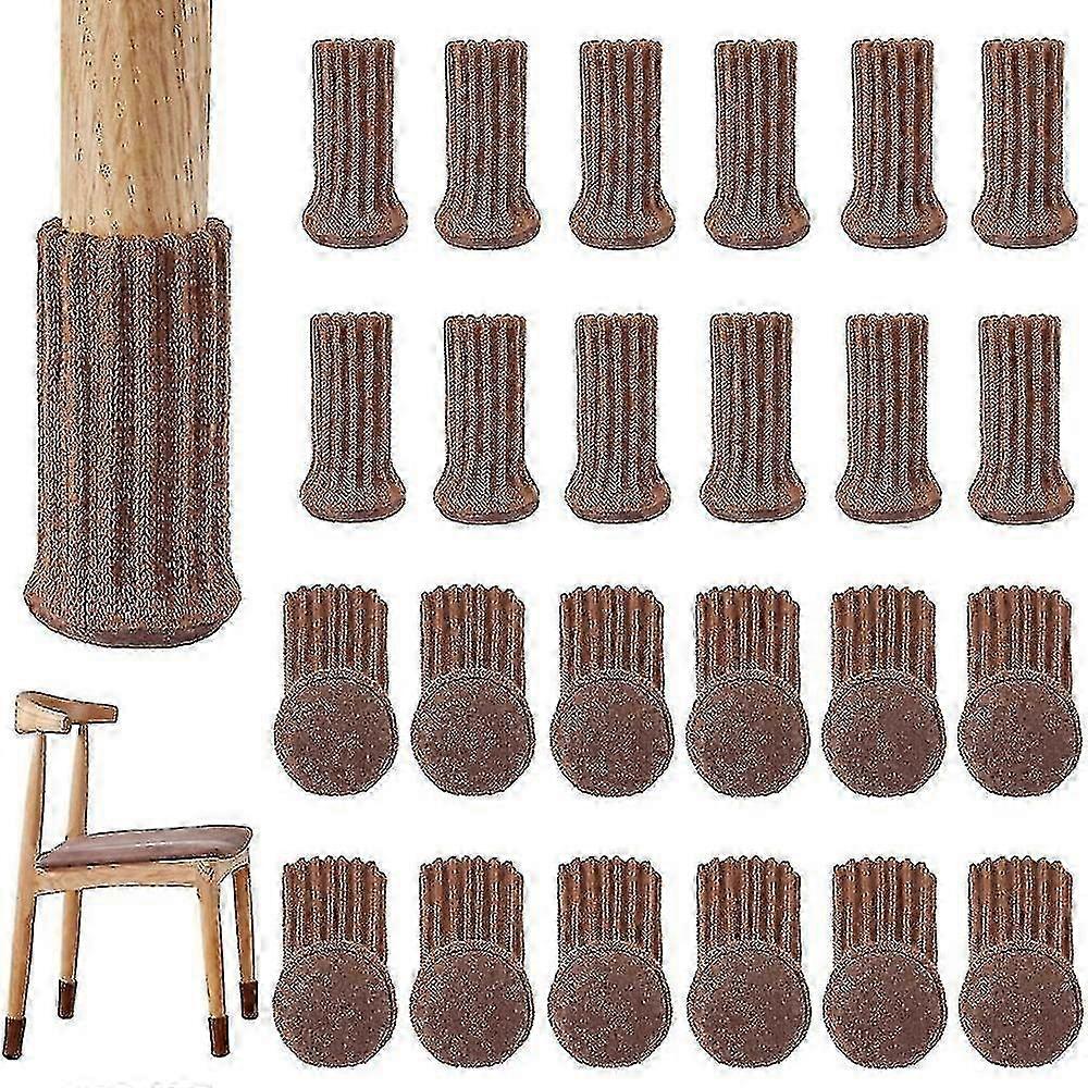 24 stk høye elastiske møbelsokker puter sklisikre stolsokker