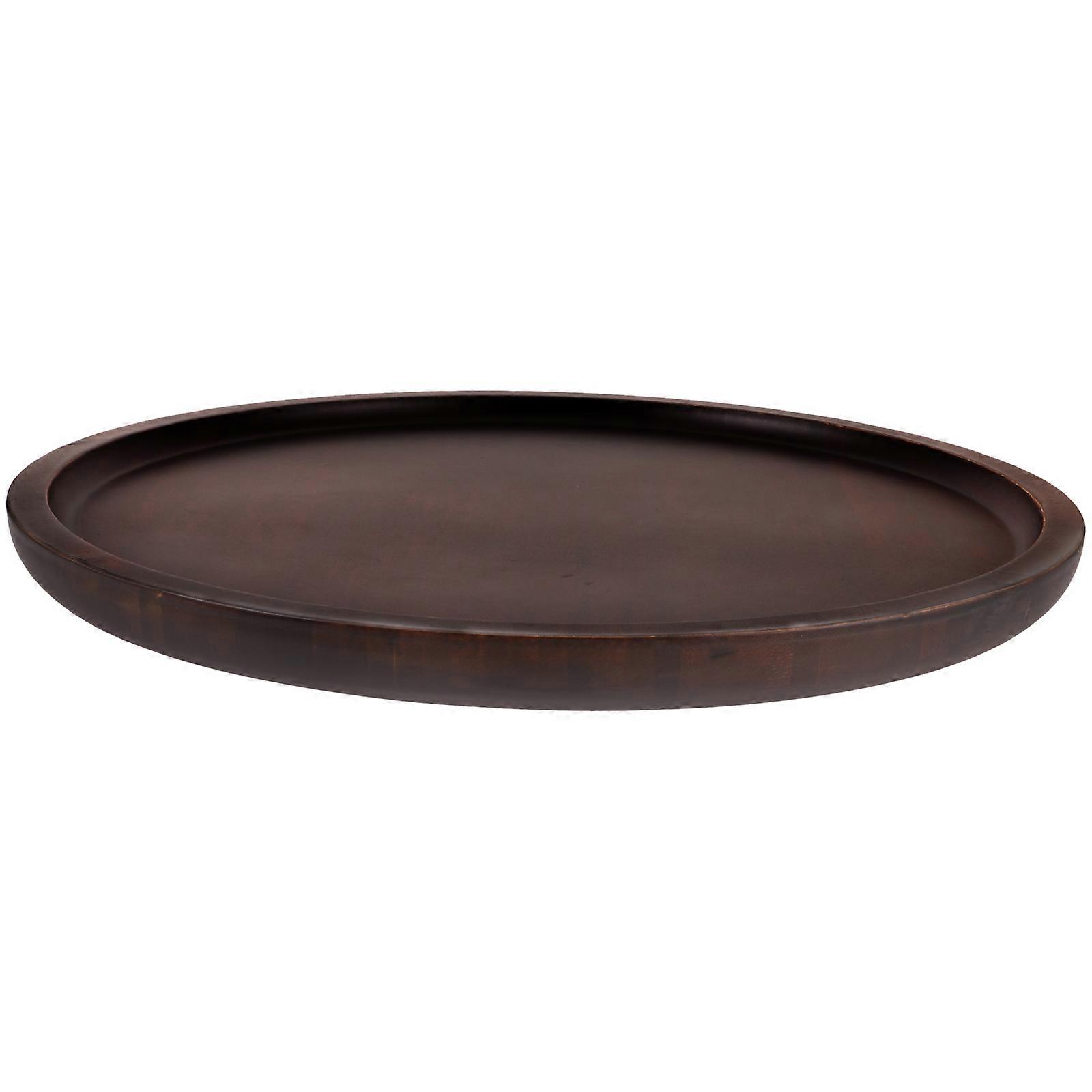 Multi-Purpose Bamboo Serving Tray Decorative Tray for Home Use Hotel Restaurant 30X30X2CM Display 1Set