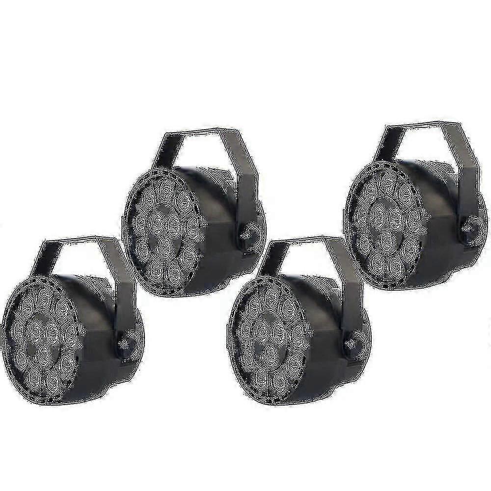 2024 4x Led Par64 Stage Light Rgbw Dmx512 Stage Lighting