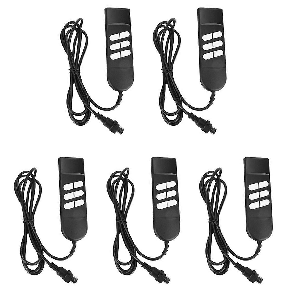 5X Electric Recliner Chairs Controller 6Button 5Pins Hand Switch for Home Appliance Adjustable Bed L