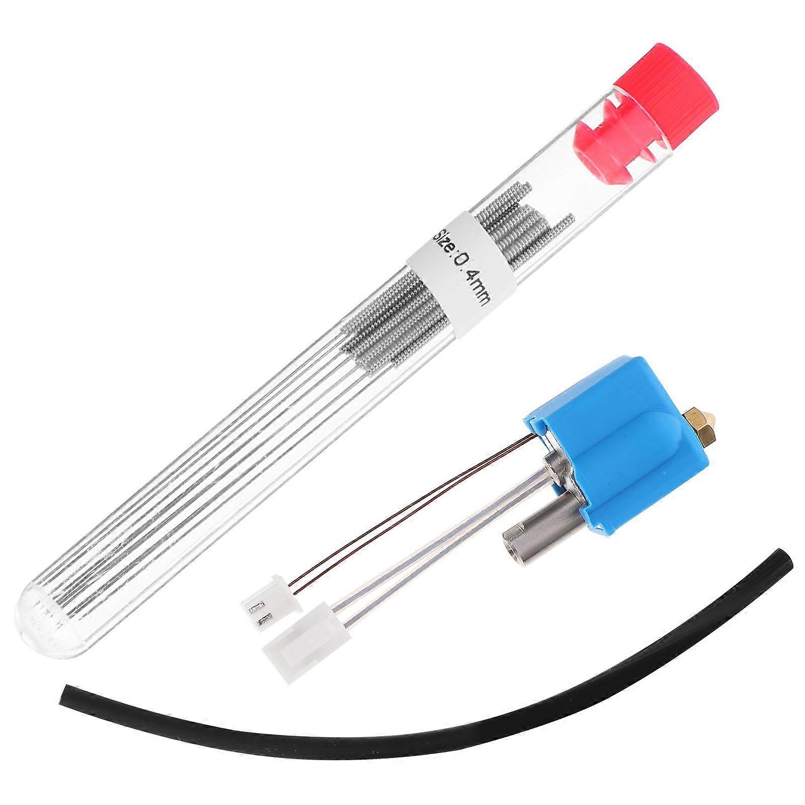 Heat Nozzle Set 3D Printer Accessory Stable Printing Iron Material 17.00X11.00X2.00CM 1 Set