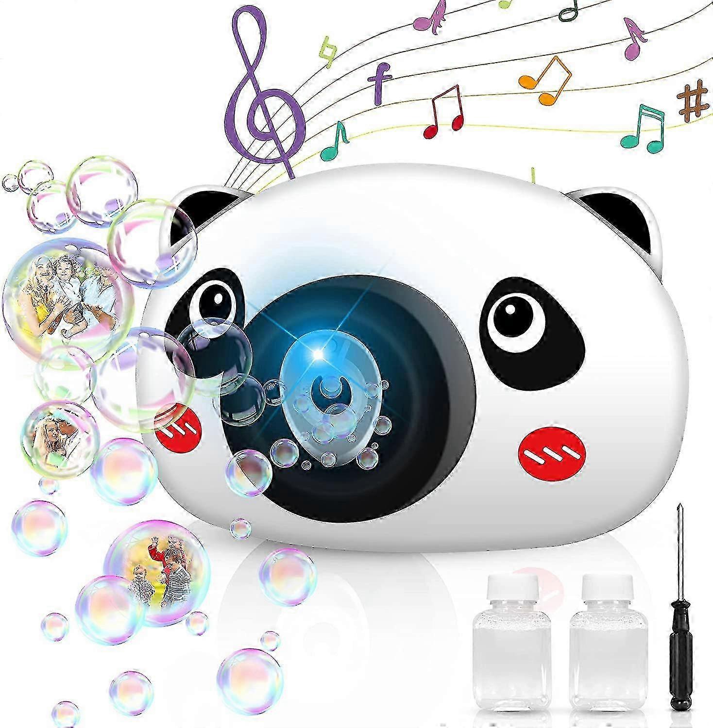 Automatic Bubble Blower for Kids, Portable Bubble Maker Producing Over 1000 Bubbles Per Minute, Ideal for Outdoor Fun and Parties
