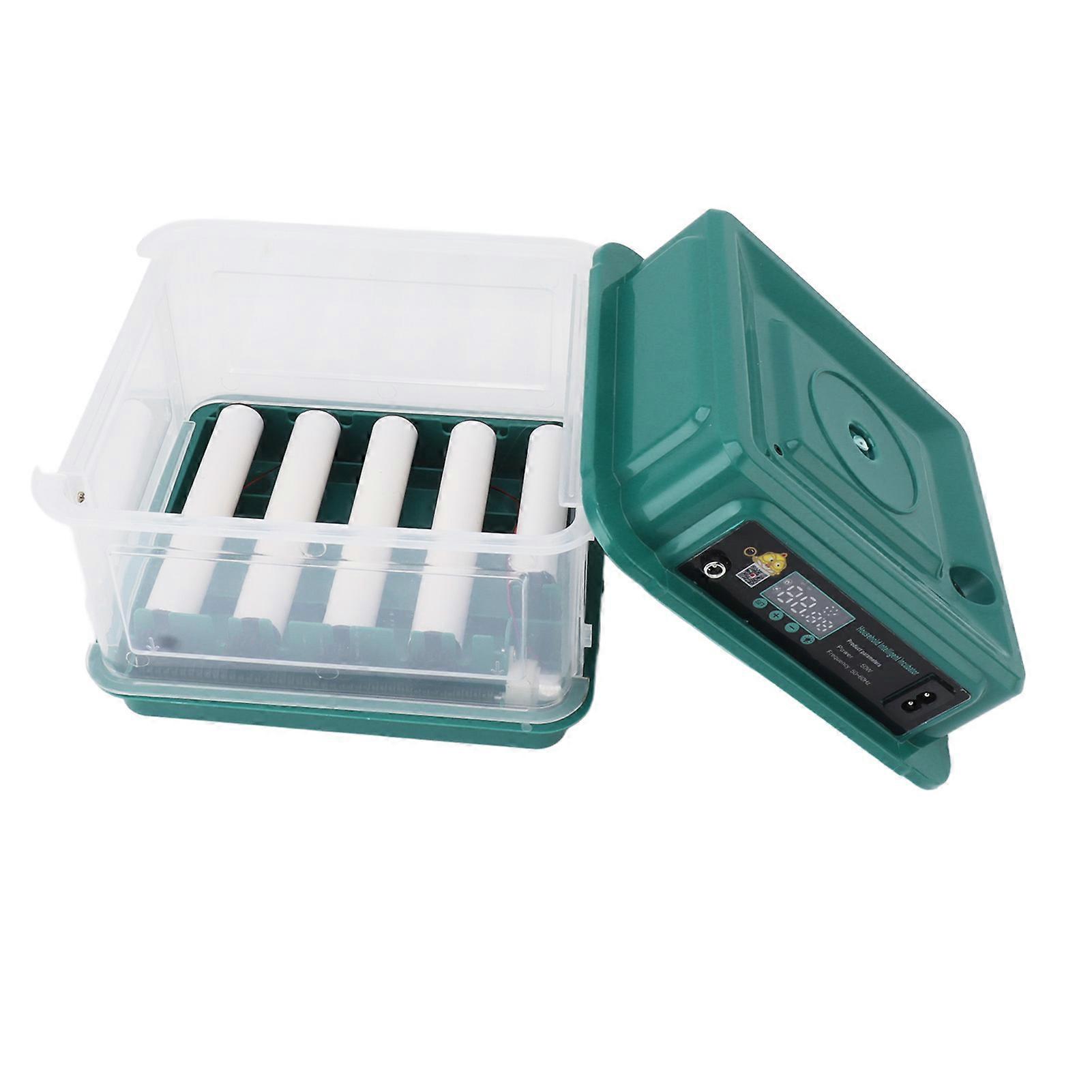 Egg Incubators Automatic Adjustable Tray Incubator Household Egg Turner for Hatching US Plug 110V 10 Eggs