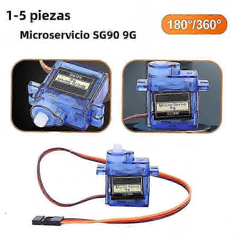Micro Servo Motor for RC Airplanes and Robot Arm 180/360 Fixed Servo for Helicopter Airplane Control