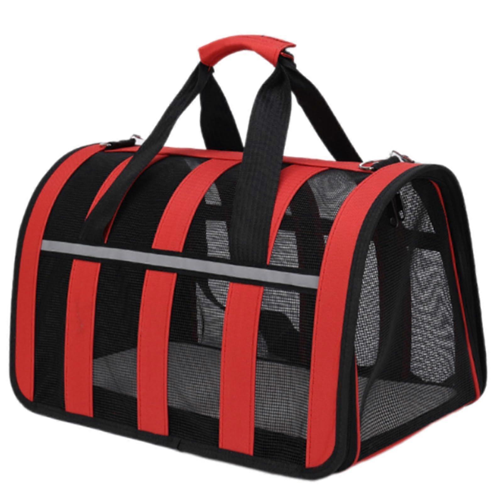 Pet Carrier Bag for Cats, Soft and Breathable, Large Capacity with Straps, Perfect for Travel and Sightseeing
