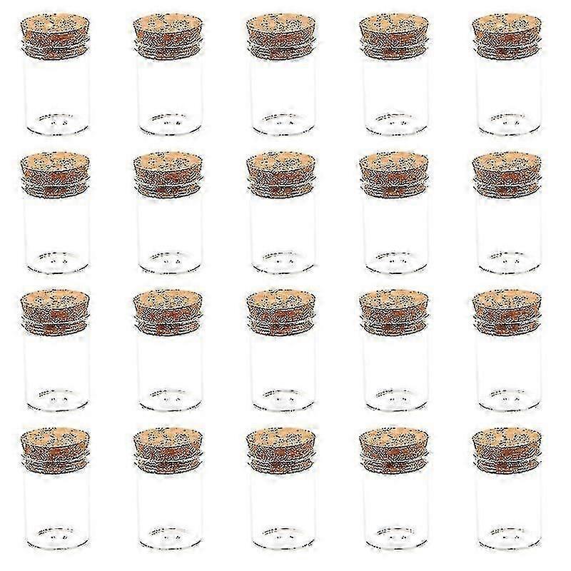20 stuks glazen reageerbuisjes