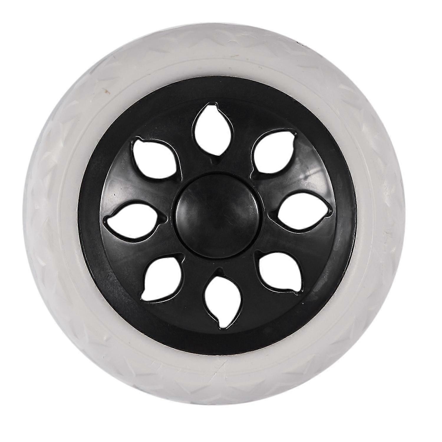 Black White Plastic Core Foam Cartwheel Casters