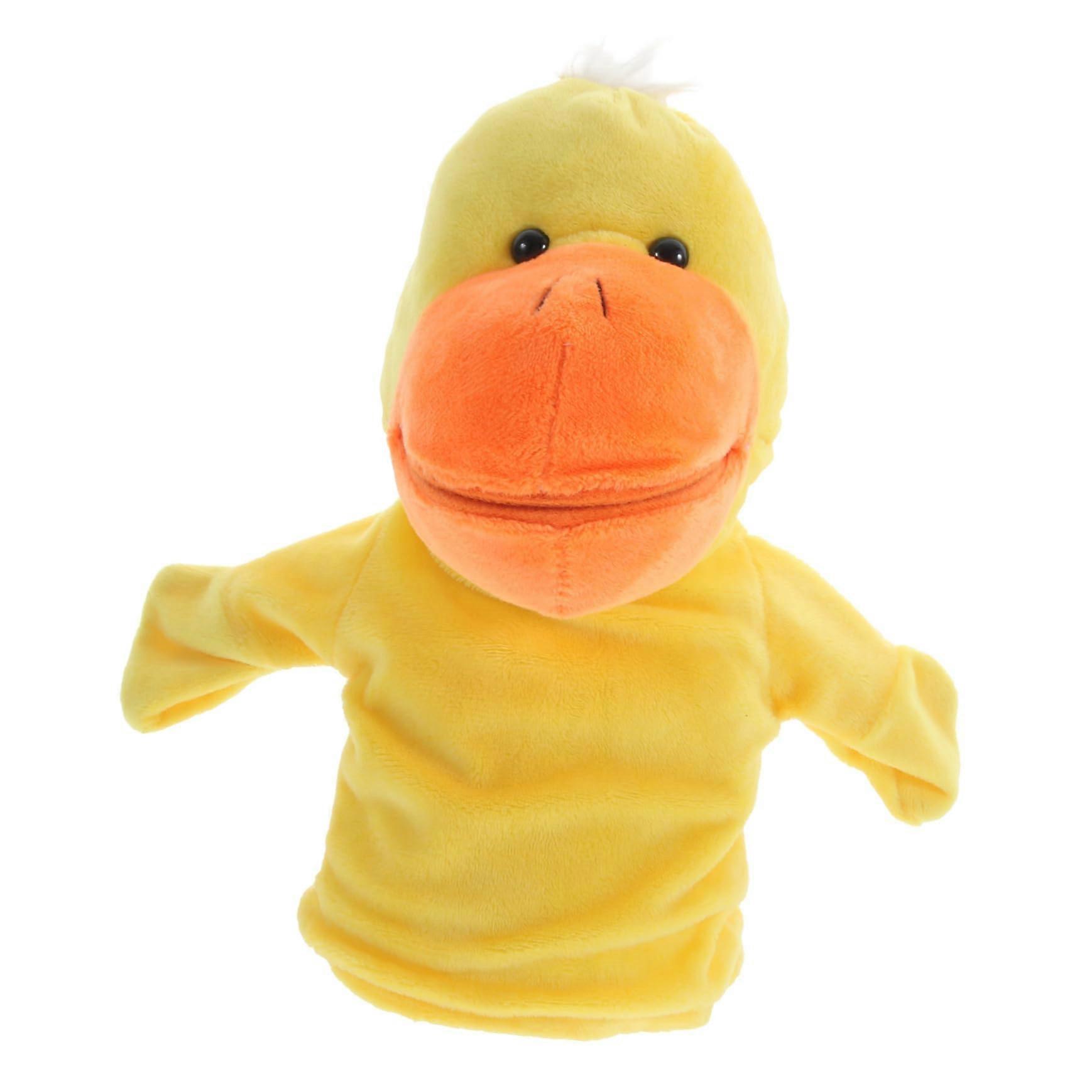 Cuddly Toy Hand Puppet Duck Soft Plush Toy for Storytelling for Children's Parties,  Year, and Festivals, Durable and for Young Kids.