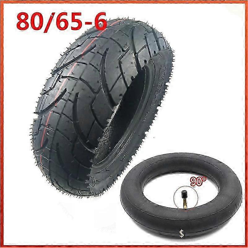 Inner and Outer Tire for Electric Scooter, Replacement Parts 10x3.0/10x80/65, 2.50-6