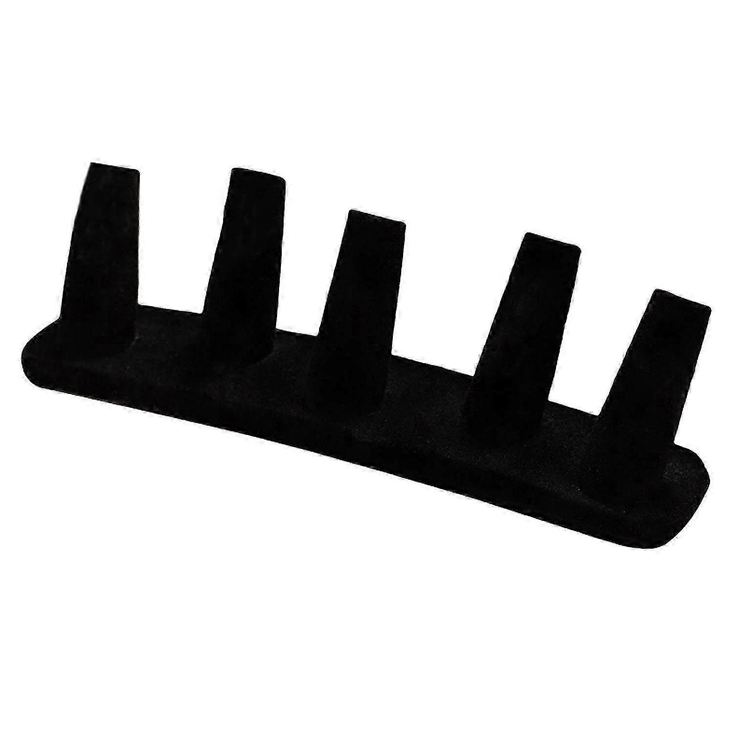 Ring Display Stand Durable Reusable Fine Texture Resin Triangle Conical Style Jewelry Finger