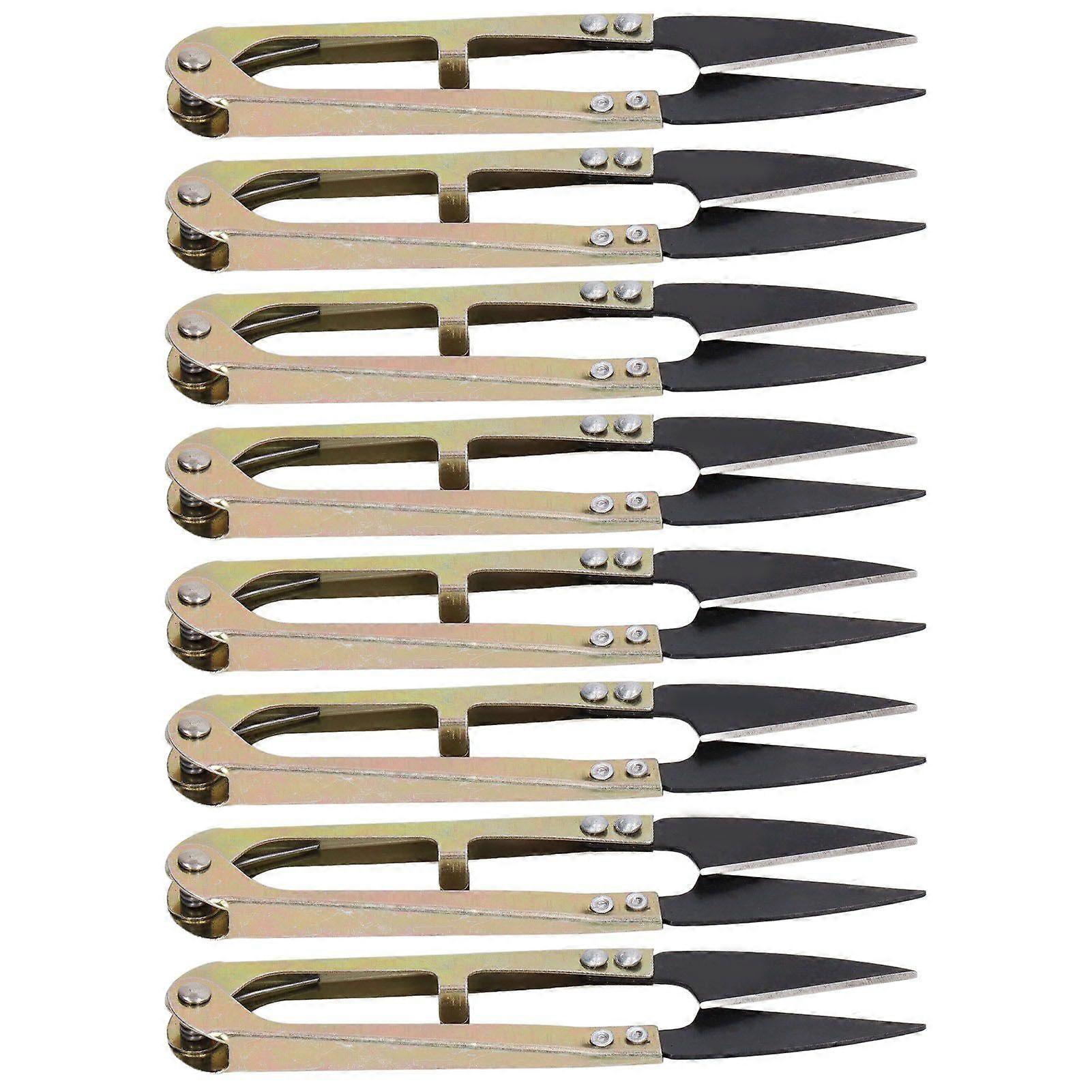 2025 Latest Model  8 Pcs U Shaped Scissors Portable Practical Cross Stitch