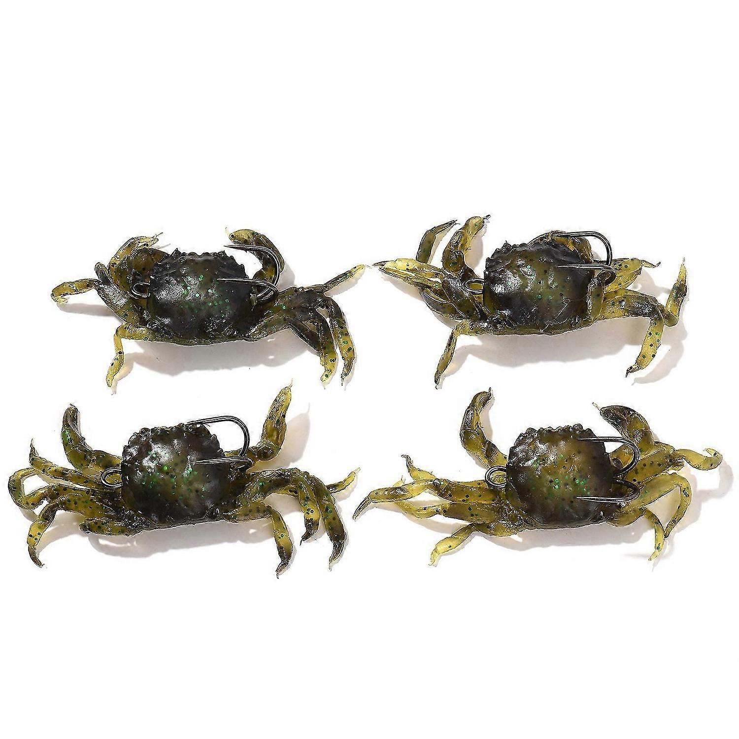 Soft Fishing Lures Crab Artificial Bait Soft Fish Bait with Sharp Hook