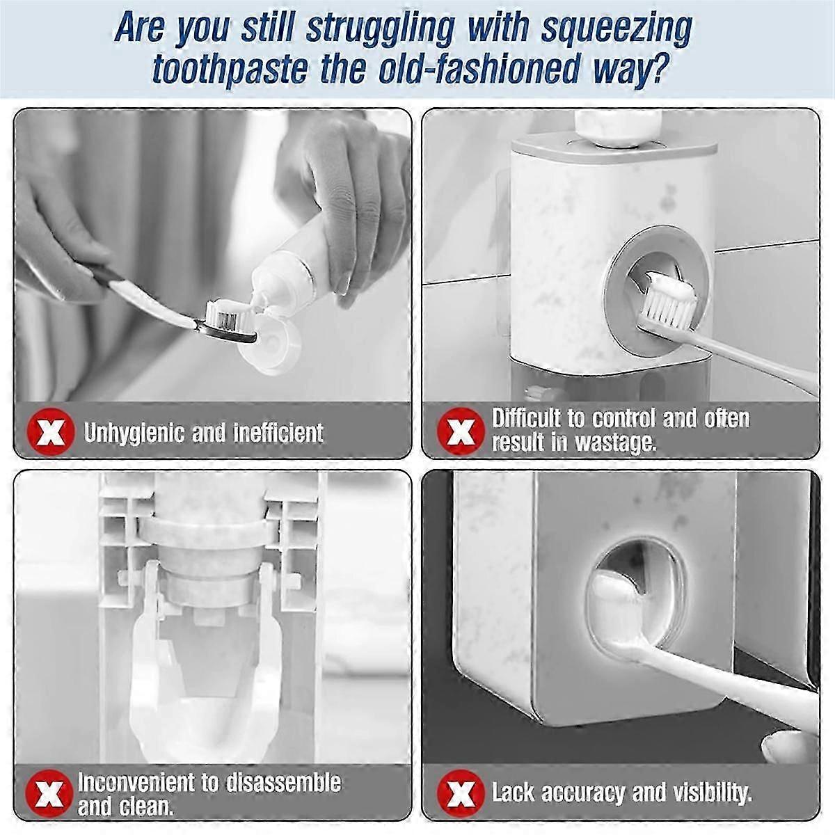 Automatic Toothpaste Dispenser Toothpaste Dispenser for Electric Toothpaste Dispenser Wall Mounted