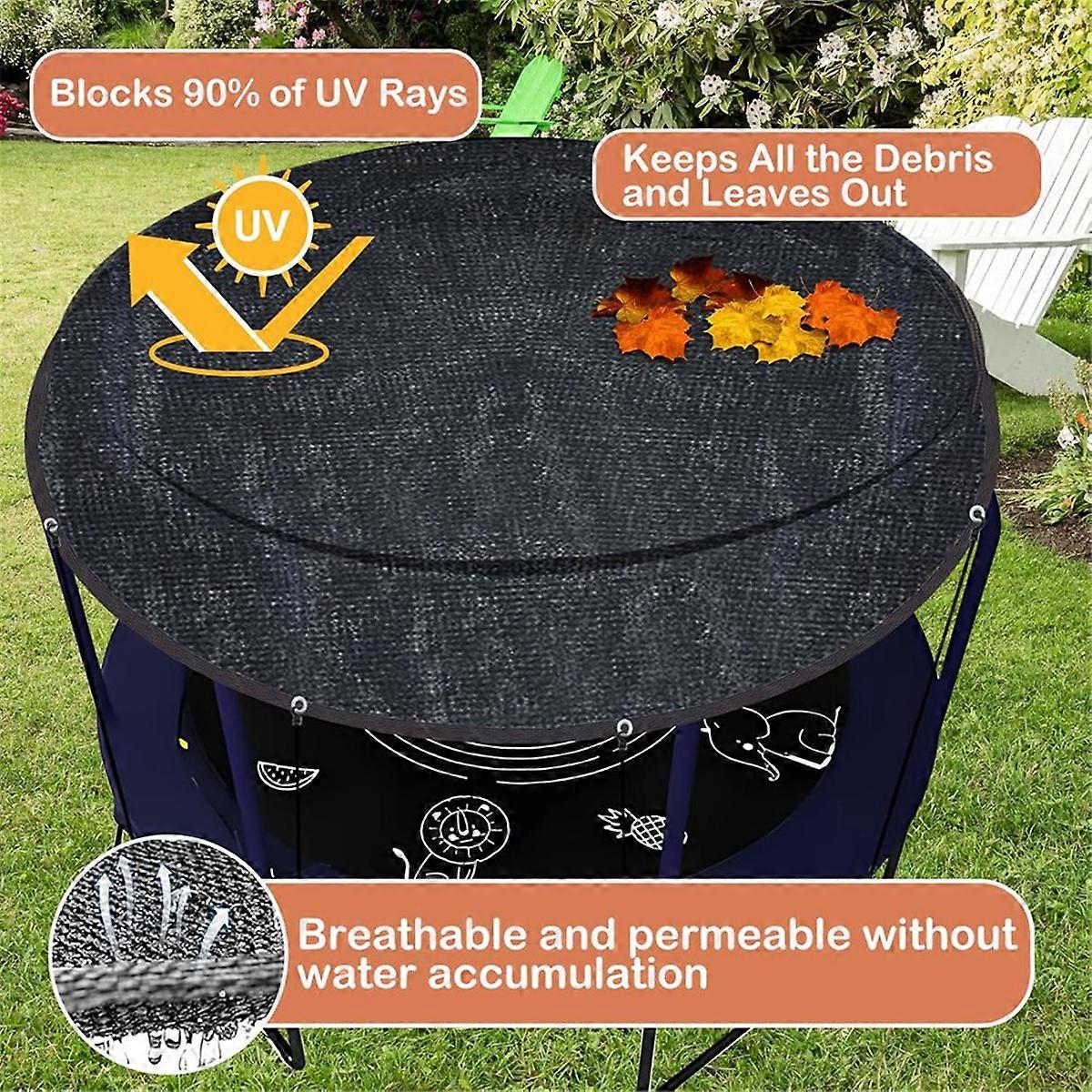 Trampoline Cover Round Shade Cloth Trampoline Top Shade Cover 10ft