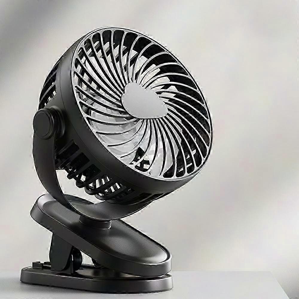 Mini USB Clip-On Fan with Adjustable 3-Speed Options - Portable Desk Cooling Solution