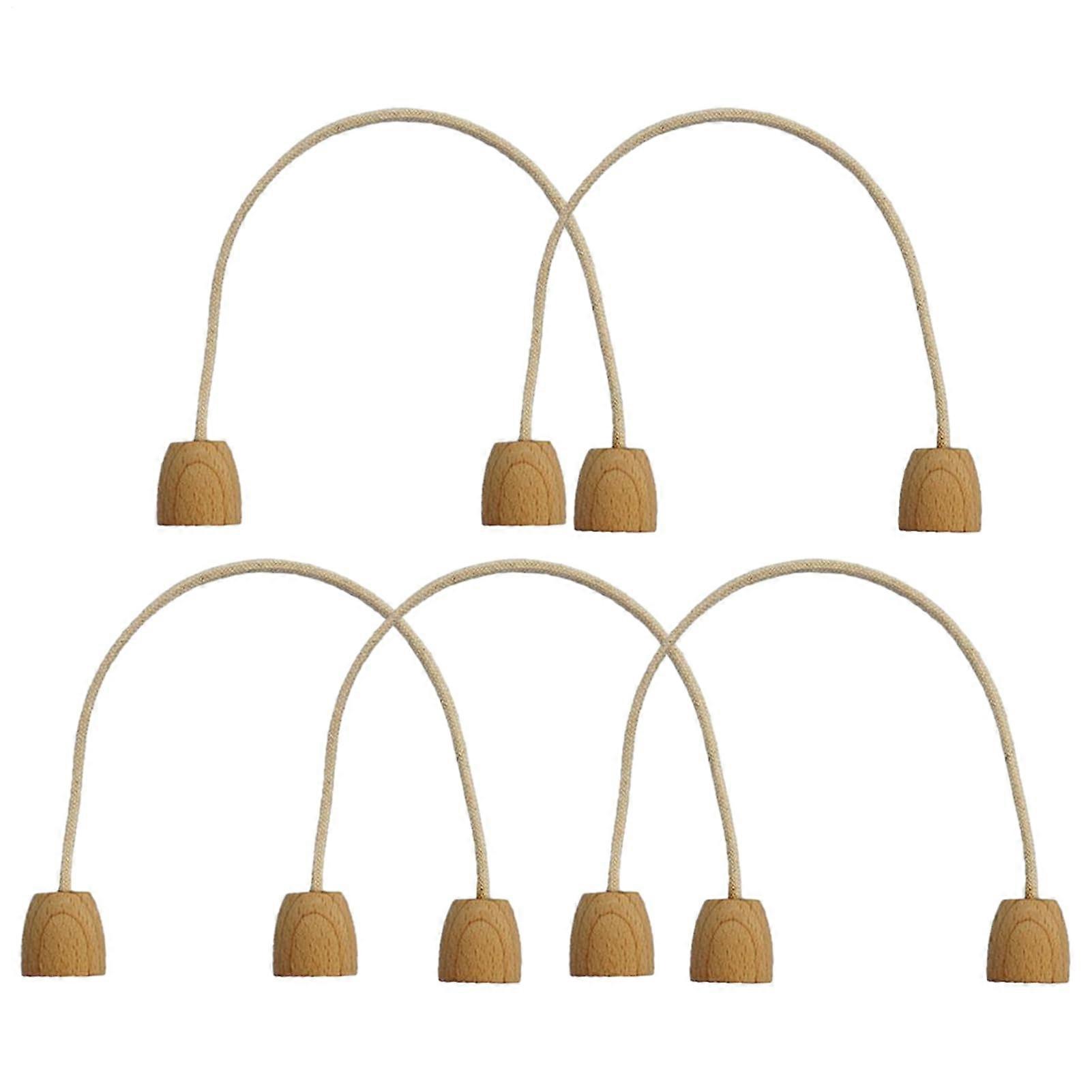 Cotton String Croquet Wickets 5pcs Soft Croquet Game Set, 7.08x5.9in Croquet Sticks