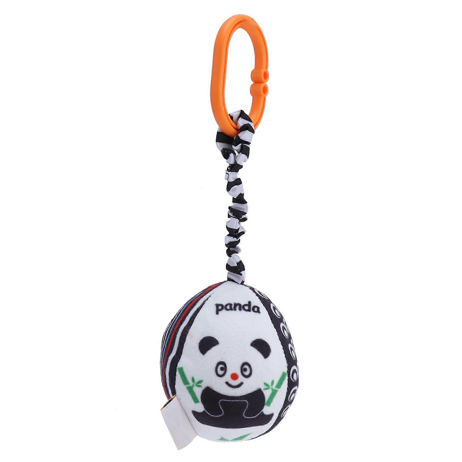 Geometric Shape Baby Cartoon Hanging Rattle Lovely Newborn Plush Hanging Toy for Stroller