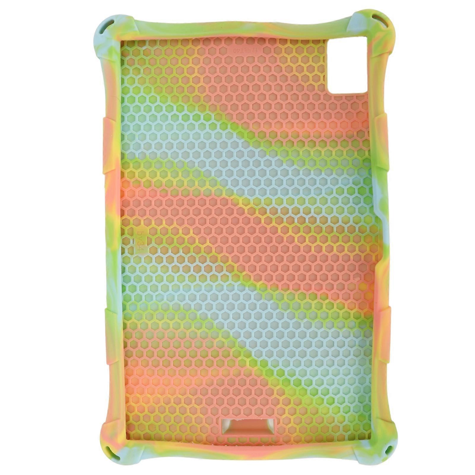 Silicone Tablet Anti Slip Falling Resistant Protective Case with Concealed Bracket Pro for T40 Plus