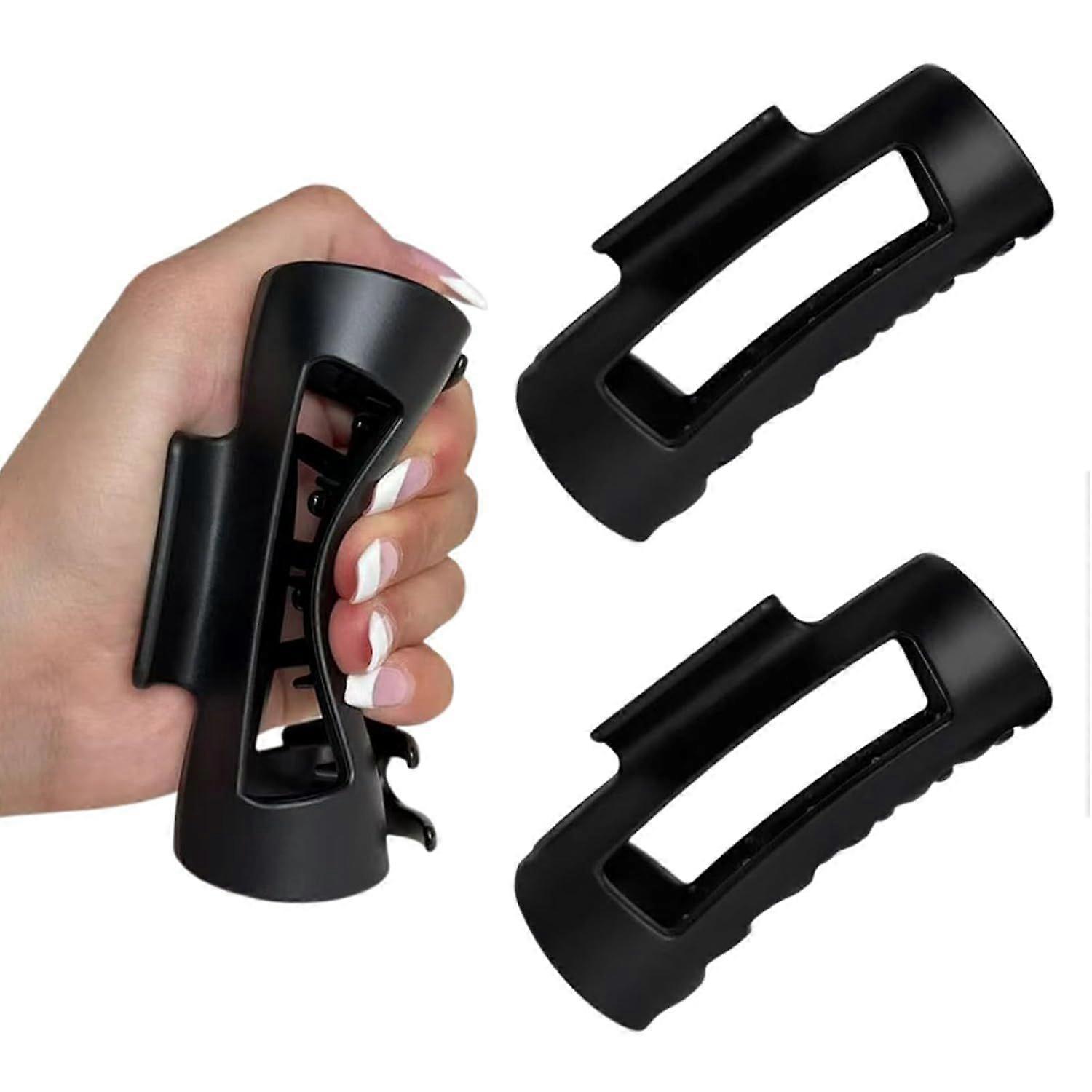 unbrand Cloud Clip Square Frosting Hair Soft Claw Clips for Women Flexible Clawclip for Thick Hair L