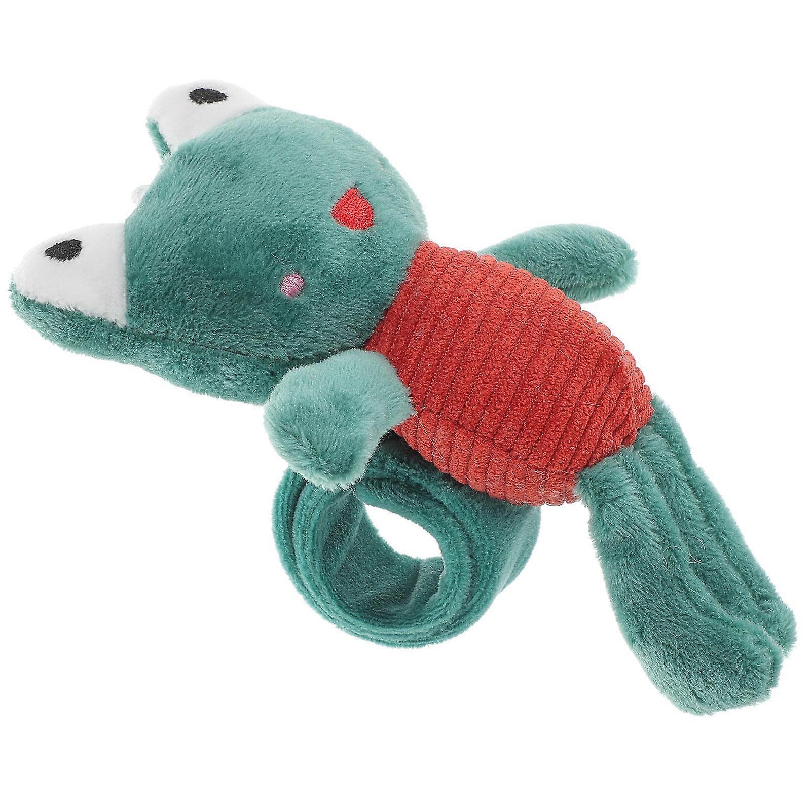 Kids Play Bracelets Frog Shape Holiday Party Favor Soft PP Cotton Made Portable Stylish Look 24.00X11.50X4.00CM 1Pair