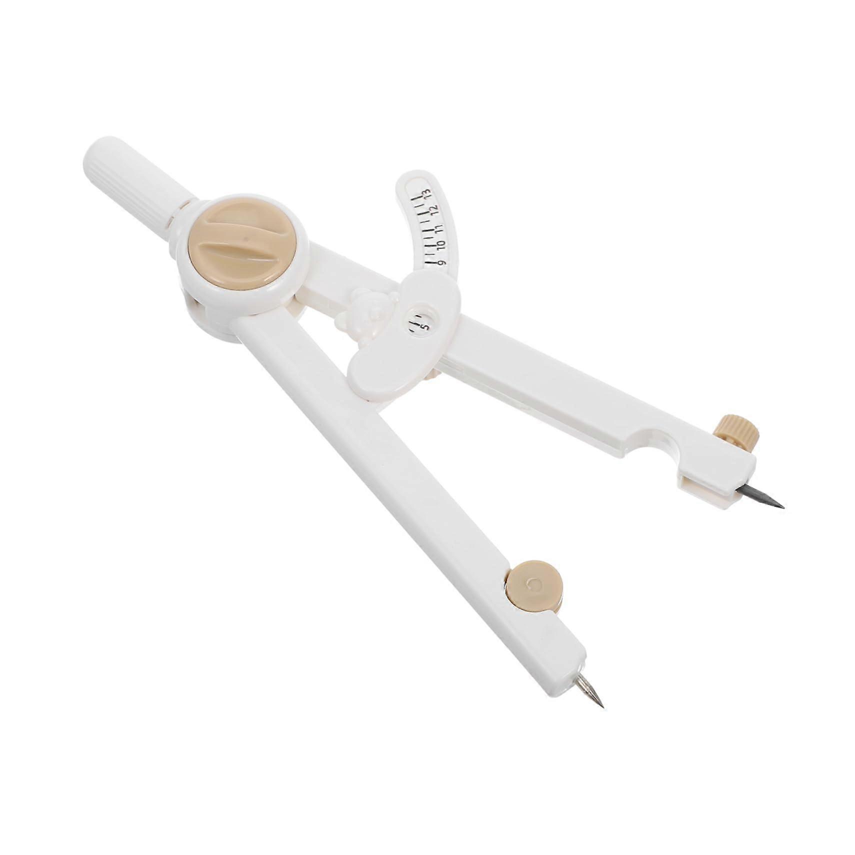 Digital Compass Drawing And Drafting Tool For Schools Adjustable Circle Compass Divider Tool Plastic White