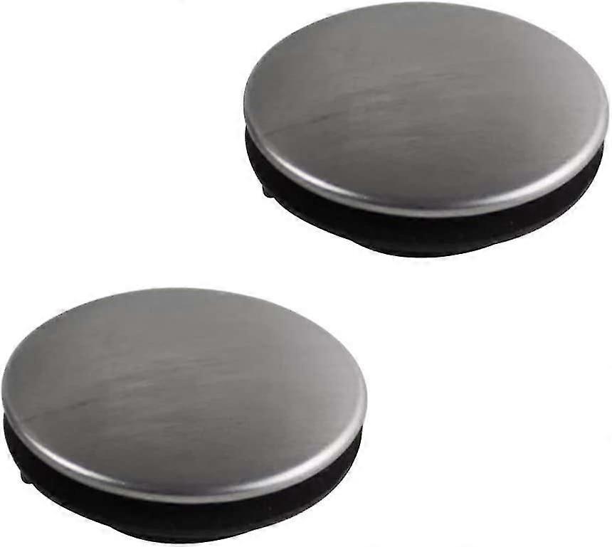 シンクカバーシンク蛇口オリフィスプラグカバーメタルプラグ、2パック(31-40mm取り付け穴)