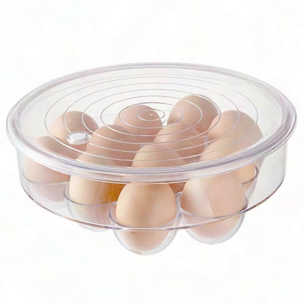 Refrigerator Egg Organizer with Tray for Deviled Eggs Storage Container