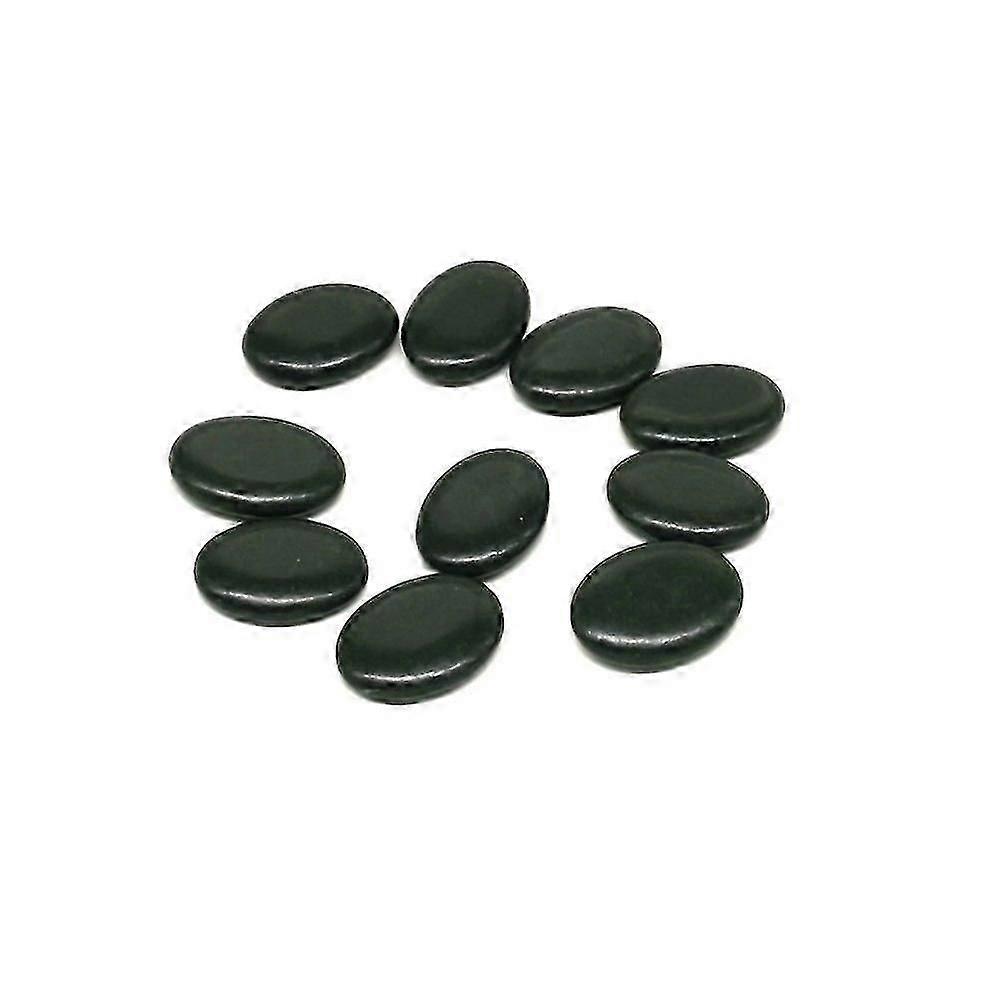 10pcs Professional Small Massage Stone Set For Spa(3x4x0.8cm)