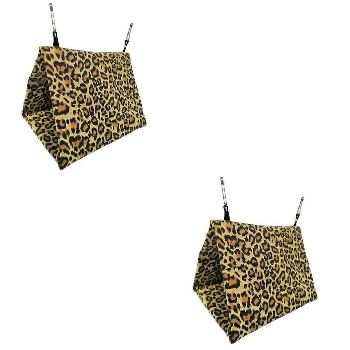 Elegant Parrot Hammock 2-Pack for Birds | Canvas Material Pet Bed | Safe Cozy Sleeping Spot for Small Pets