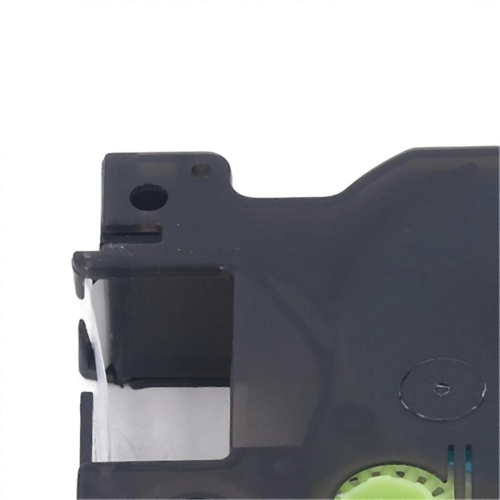 Label Maker Tape 12mm 23ft Long Waterproof Oil Resistant Even Ink Long Lasting Labeler Tape for LM210D LP420 M500TS 12mm White On Transparent