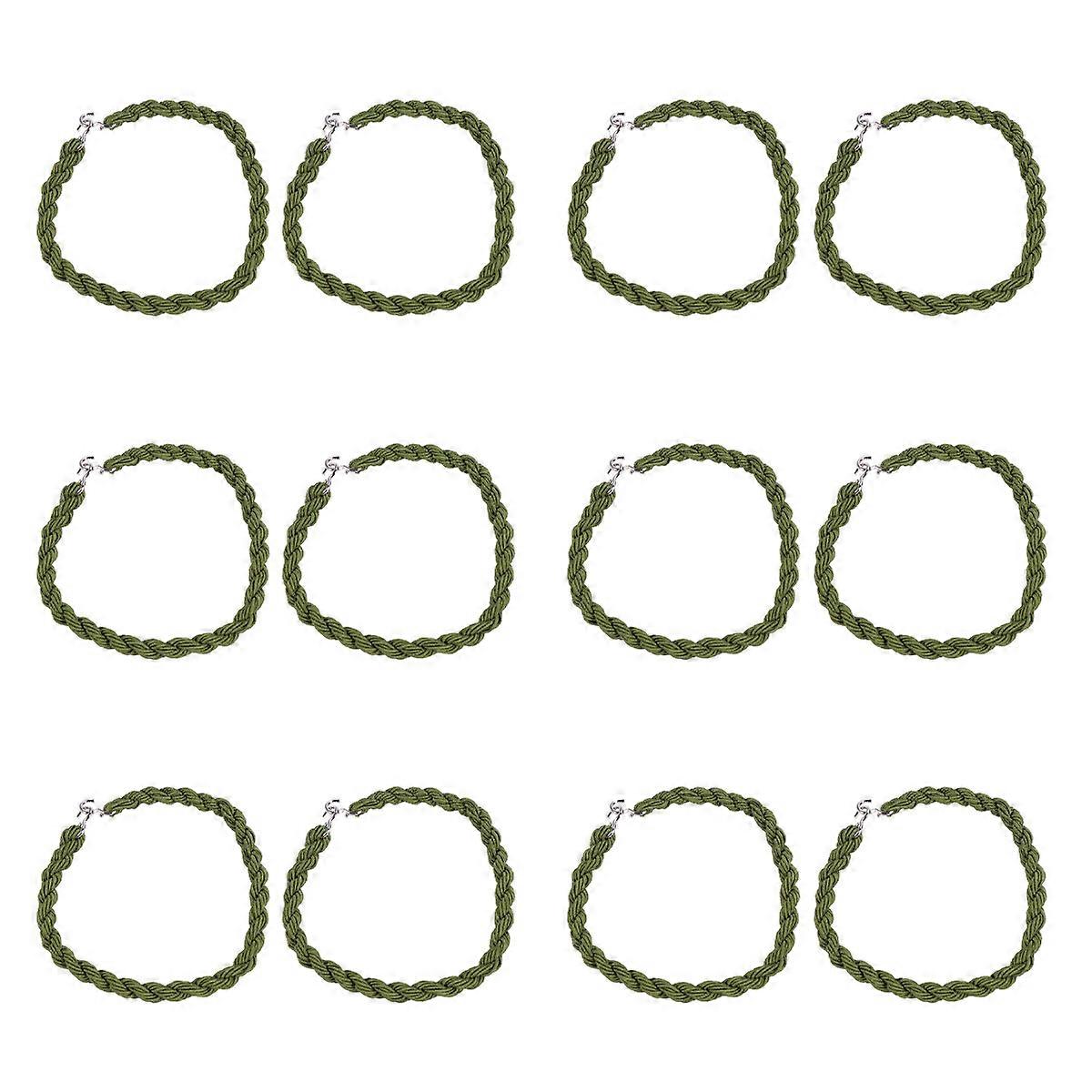 Elastic Band For Camping Durable Outdoor Camping Leggings Rope Belt Jungle Boots Rubber Keep Sand Out 6Pcs