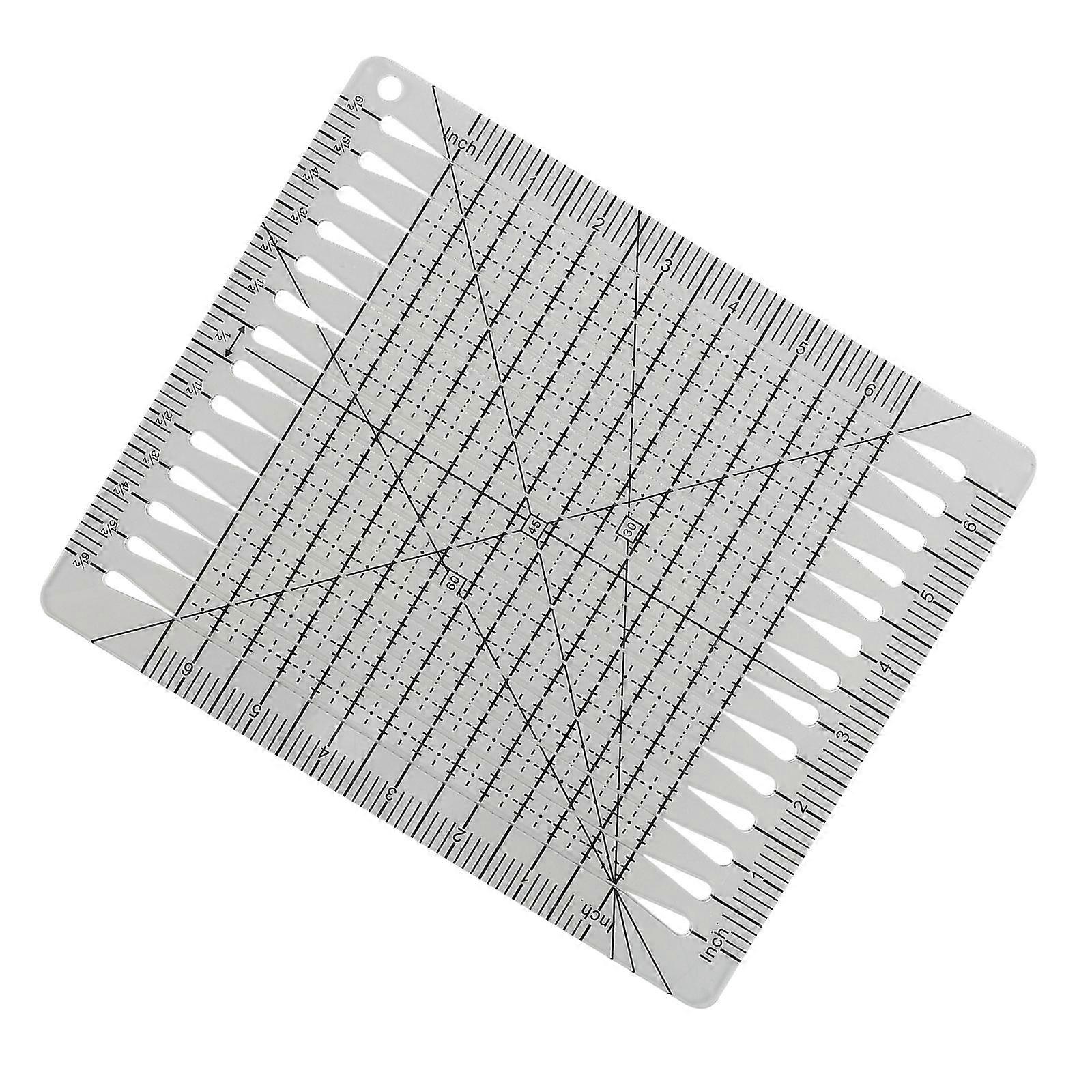 Non Skid Quilting Ruler Transparent Material Measuring Drawing Garment Cutting Professional Tailors 1Set