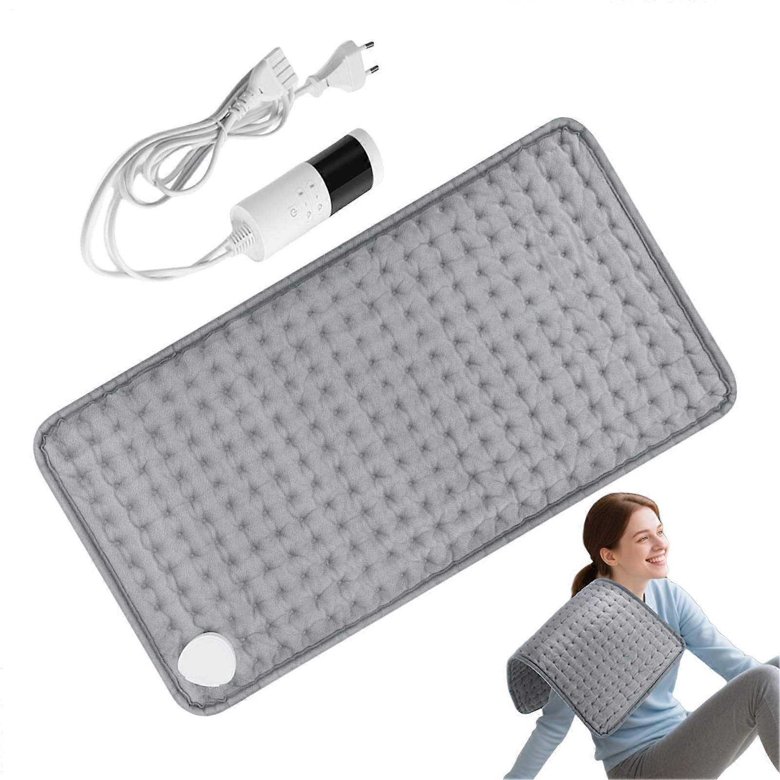 Portable heat pad for neck, 9level adjustable wireless heating blanket as gift
