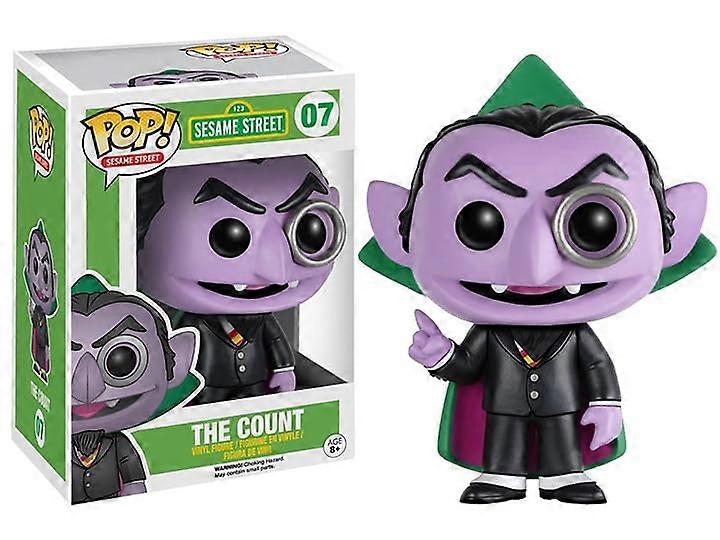 Pop Sesame Street The Count Vinyl Figure with ToyBop Box Protector Gift Set Retro Style Collectible Toy