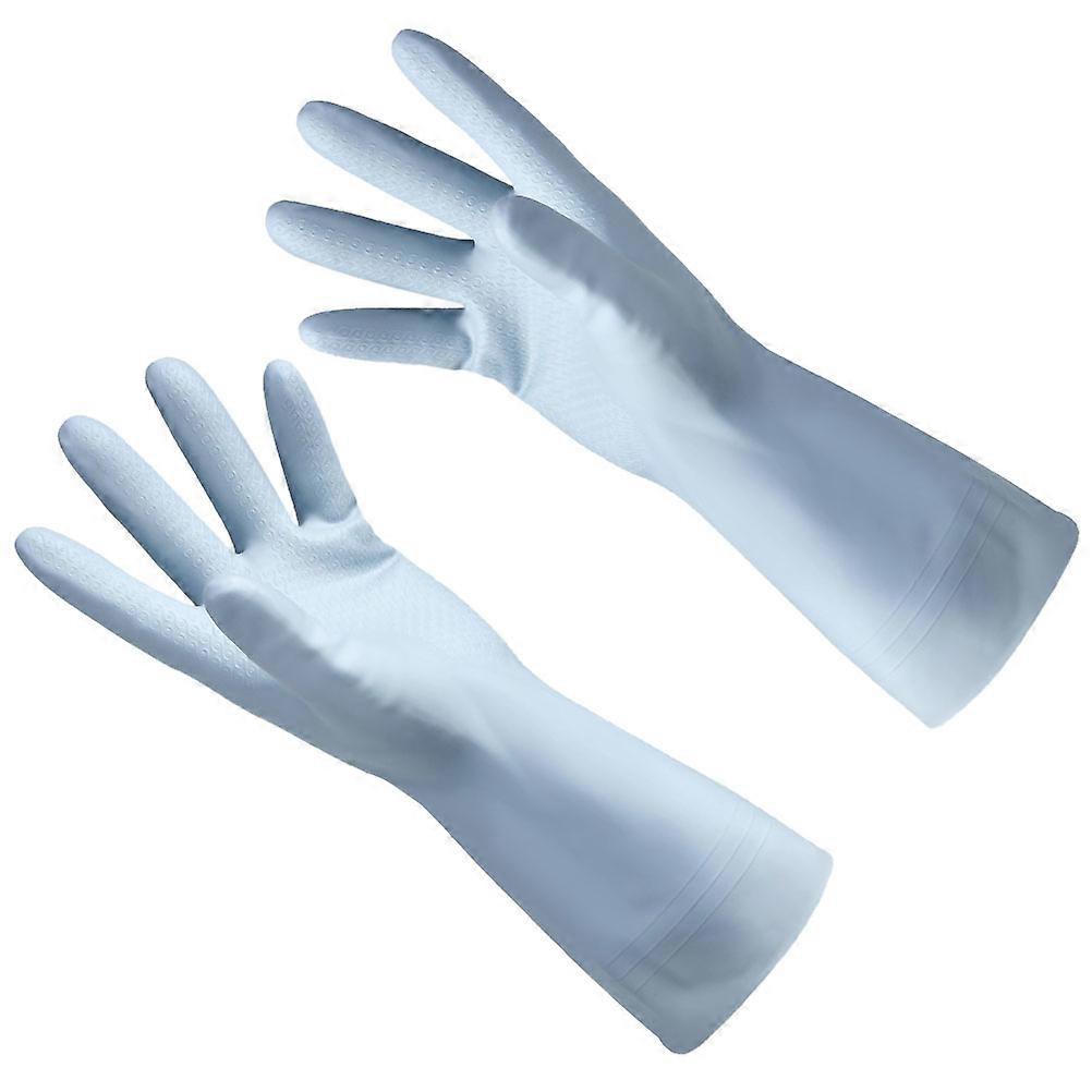Durable Kitchen Gloves Cleaning Protective Barrier PVC Reusable 1Pair