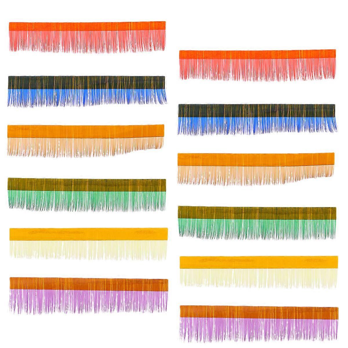 Perfect False Eyelashes for Makeup with Synthetic Fiber Assorted Color 9mm