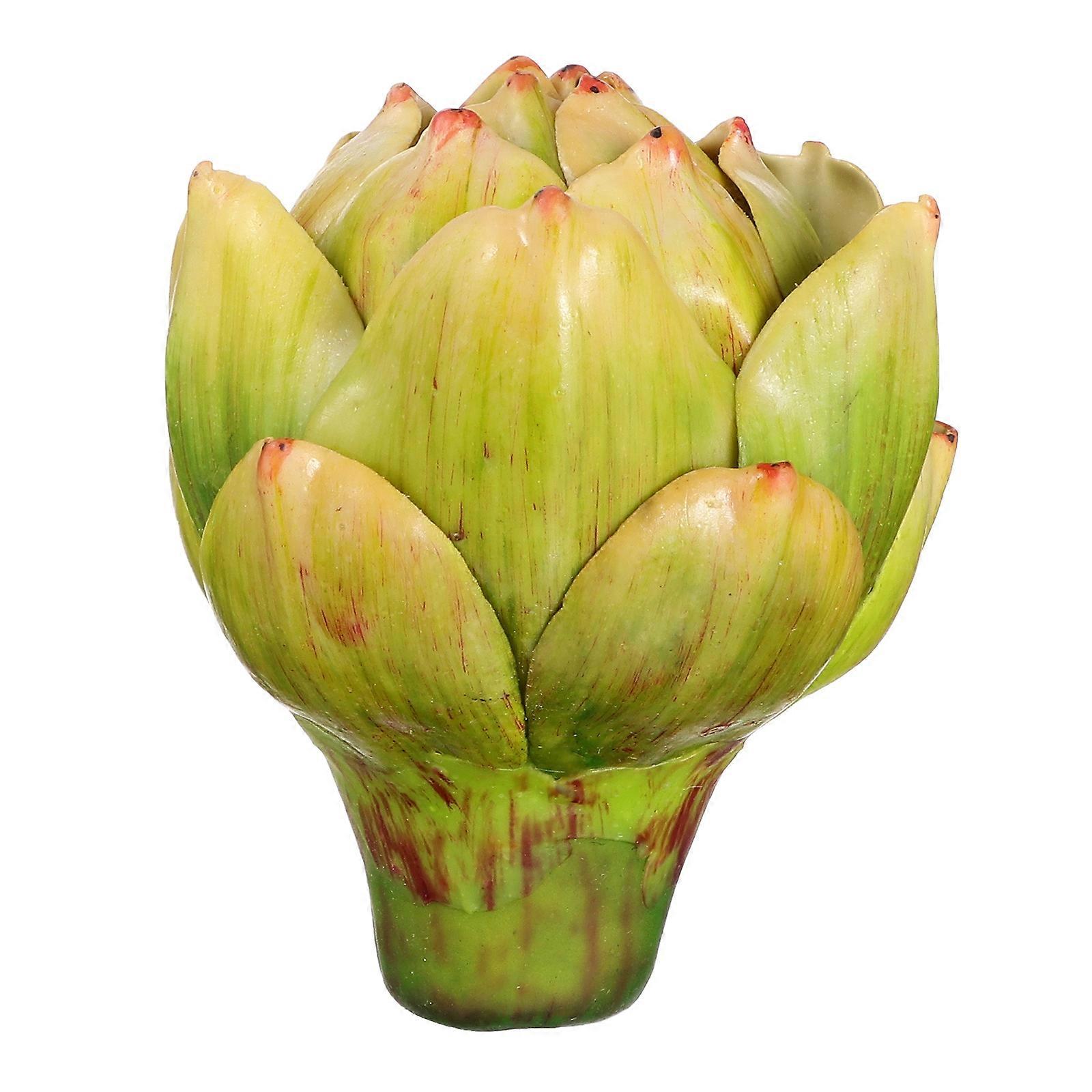 Pineapple Head Decor for Adornment Made of Plastic in Green Color 1 Pc Small Size