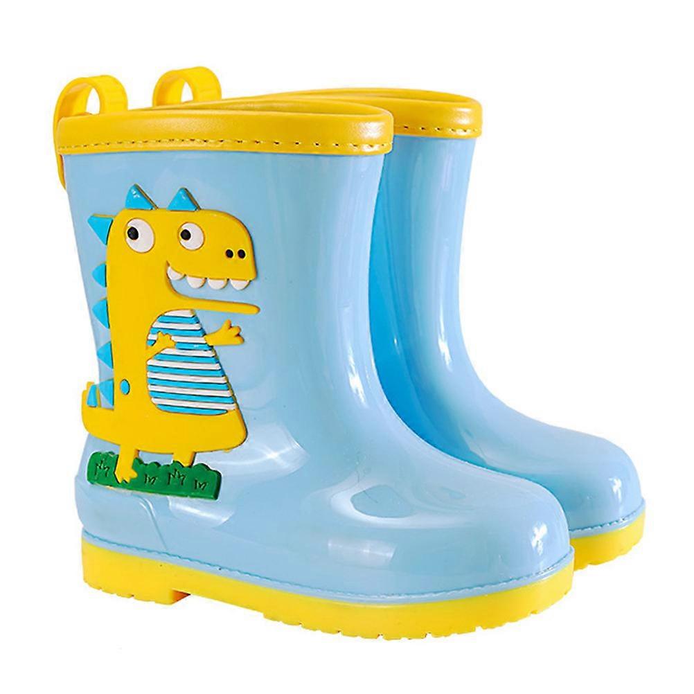 It looks like you're describing a product listing for **cartoon dinosaur rain boots** designed for boys. Here's a refined and professional version of