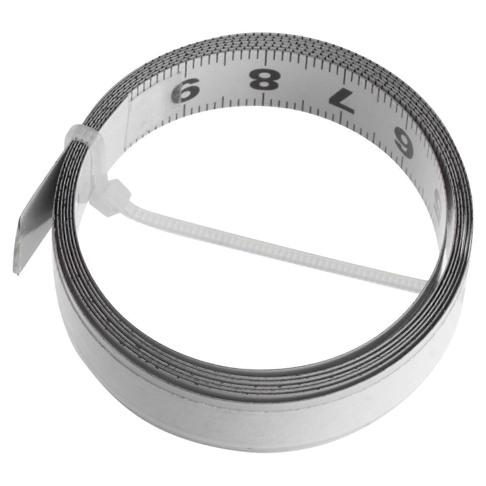 Self-Adhesive Measuring Tape - Adhesive Backed Tape Measure Workbench Ruler Tape Adhesive Steel Metric Tape Measure For Woodworking, Drafting Table,
