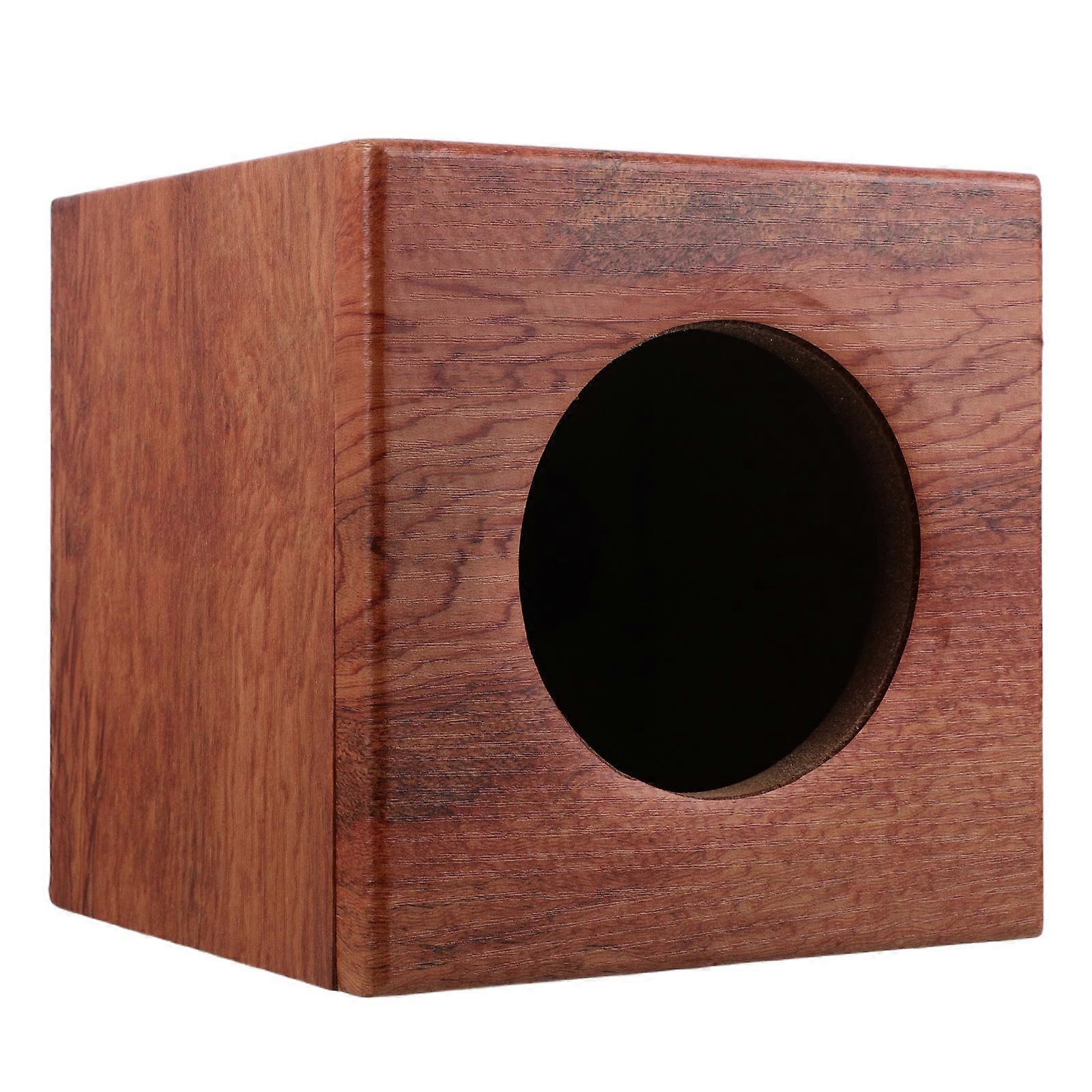 Speaker Case Wooden Speaker Enclosures Vibration Resistance For Long Trips 6.60X6.60X6.60IN 1Pack