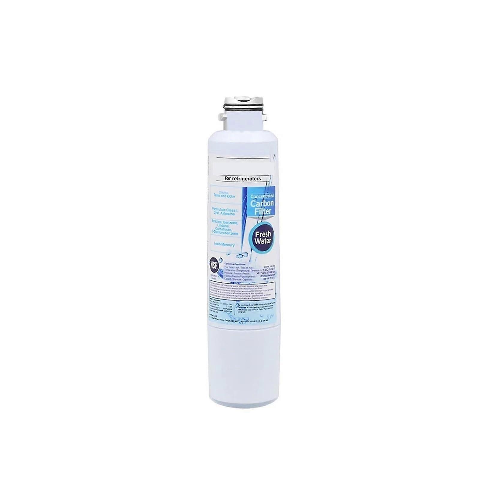 Activated carbon water filter, replacement for refrigerator water filter cartridge, compatible with Samsung, Da2900020b Hafcin/exp, 1 piece