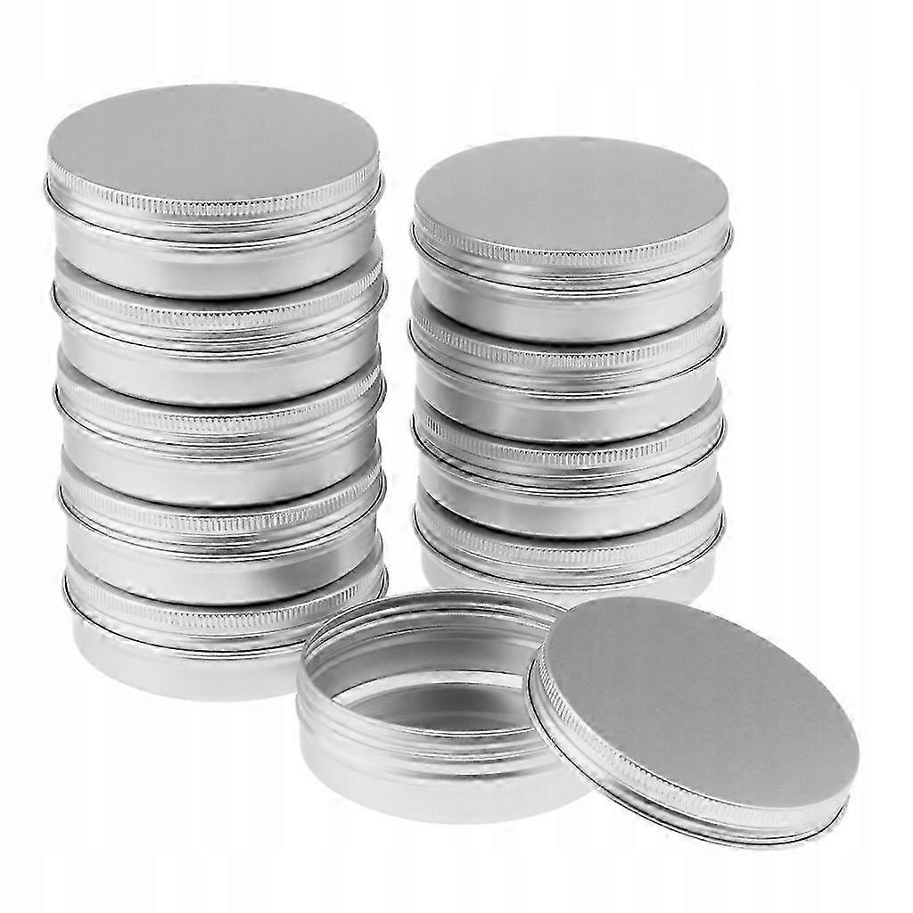 10 Small Round Box / Aluminum Jar