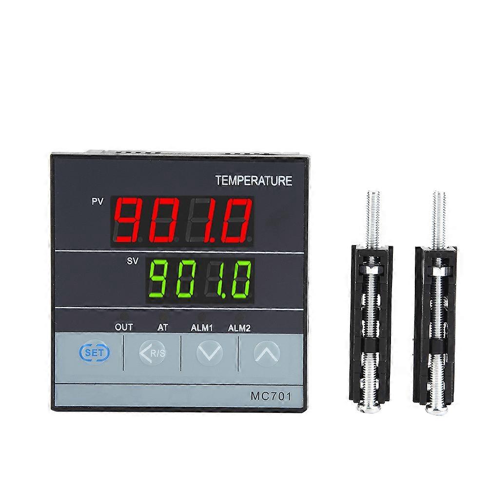 MC701 Digital PID Temperature Controller K Type PT100 Sensor Input Relay SSR Output